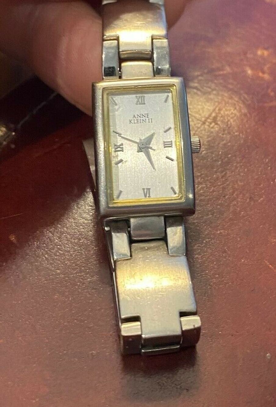 Women's 16mm Silver Tone Anne Klein II Watch, Bracelet Band